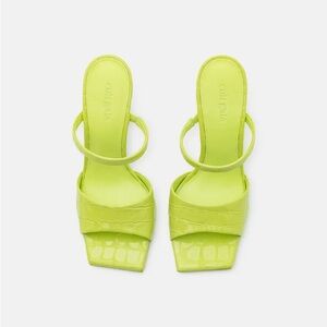 Cult gaia - Green leather Sandals